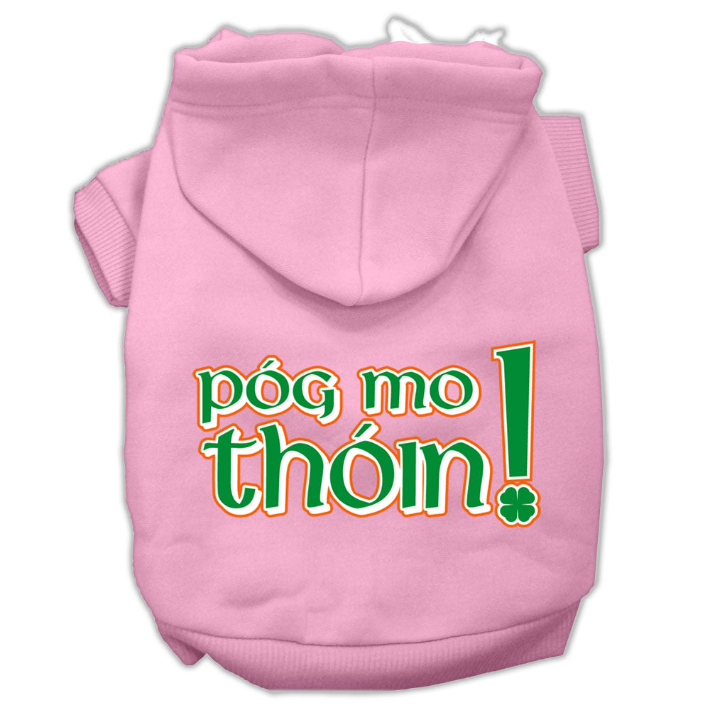 Pet Dog & Cat Hoodie Screen Printed, "Pog Mo Thoin!"