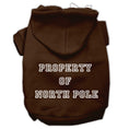 Load image into Gallery viewer, Christmas Pet Hoodie "Property of North Pole"
