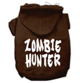 Load image into Gallery viewer, Halloween Pet Hoodie Screen Printed, "Zombie Hunter"
