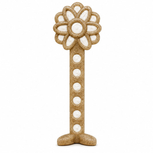Flower Tower Nylon Chew Toy for Aggressive Chewers, featuring a floral design with textured elements for enhanced chewing.