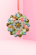 Load image into Gallery viewer, Spring Daisy Holiday Glass Ornament - Southlake Paws
