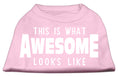 Load image into Gallery viewer, Pet Dog & Cat Shirt Screen Printed, "This Is What Awesome Looks Like"

