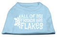 Load image into Gallery viewer, Christmas Screenprinted Dog Shirt, "All My Friends Are Flakes"

