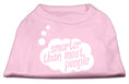 Load image into Gallery viewer, Pet Dog & Cat Shirt Screen Printed, "Smarter Than Most People"
