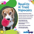 Load image into Gallery viewer, Honey Pot Dog eCup Treat Dispenser | Durable PUP-X Rubber Enrichment Toy | USA Made

