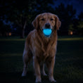 Load image into Gallery viewer, Strobe Ball Light-Up Dog Toy - Durable Floating Chew Ball | Made in USA
