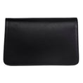 Load image into Gallery viewer, Black Leather Clutch With Custom Swarovski Stone
