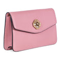 Load image into Gallery viewer, Soft Pink Leather Clutch With Custom Swarovski Stone

