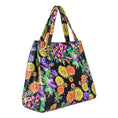 Load image into Gallery viewer, Large Floral Python Bag with Gold Snake Accessories
