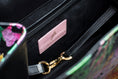 Load image into Gallery viewer, Large Floral Python Bag with Gold Snake Accessories
