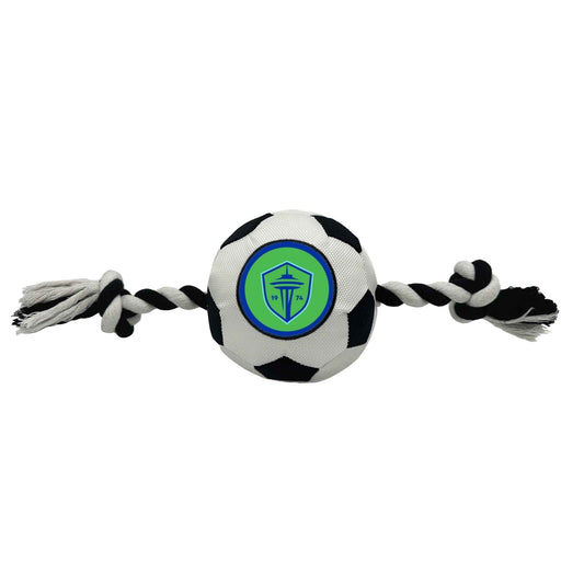 Seattle Sounders FC Soccer Ball Rope Toy