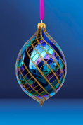Load image into Gallery viewer, Stardust Spinner Glass Ornament - Southlake Paws
