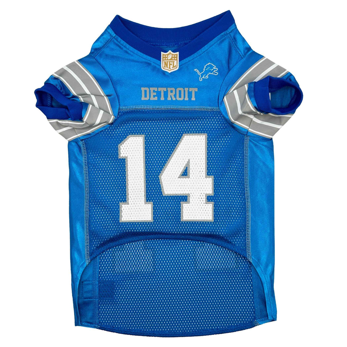 NFL Detroit Lions Amon-Ra St. Brown Striped Mesh Dog Jersey