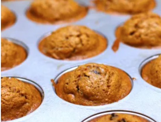 Organic Sweet Potato Muffins for Dogs and Soft