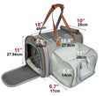 Load image into Gallery viewer, Mr. Peanut's Gold Series Standard Size Airline Compliant Expandable Pet Carrier V2.0
