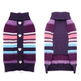 Load image into Gallery viewer, Purple Stripe Dog Sweater
