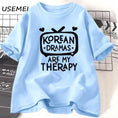 Load image into Gallery viewer, K-Drama Therapy T Shirt 
