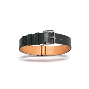 Saffiano Dog Collar Green