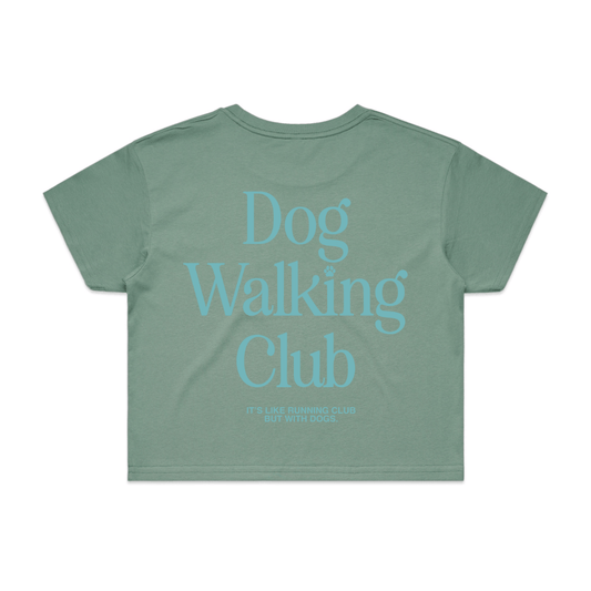 Dog Walking Club Crop Top | Gift for Dog Lovers & Pup Owners