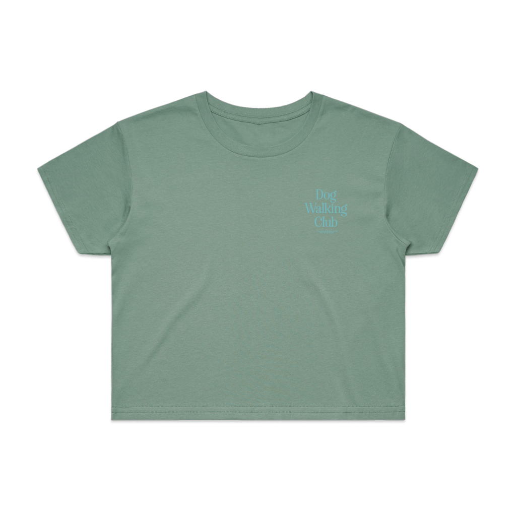 Dog Walking Club Crop Top | Gift for Dog Lovers & Pup Owners