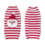 Red Striped Santa Christmas Dog Sweater