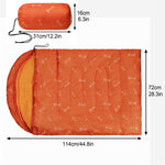 Ultra Deluxe Little Camper Sleeping Bag - Orange