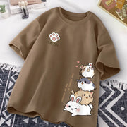 Cute Animal Stack T-Shirt 