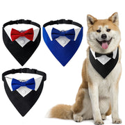 Dog Tuxedo Bow Tie Collar