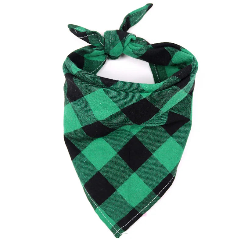 Cotton Plaid Dog Bandanas - Southlake Paws