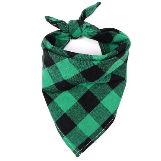 Cotton Plaid Dog Bandanas - Southlake Paws