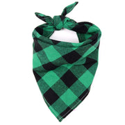 Cotton Plaid Dog Bandanas