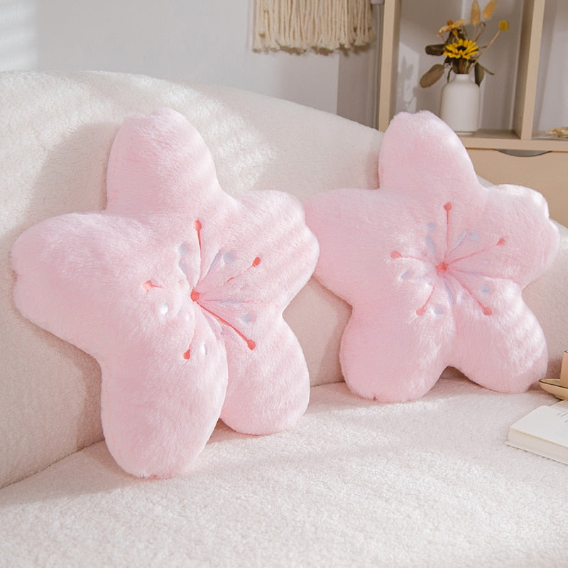 Cherry Blossom Plushie Pillow 