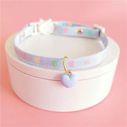 Pastel Heart Pet Collars 