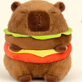 Load image into Gallery viewer, Capybara Hamburger Plushie
