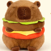 Capybara Hamburger Plushie