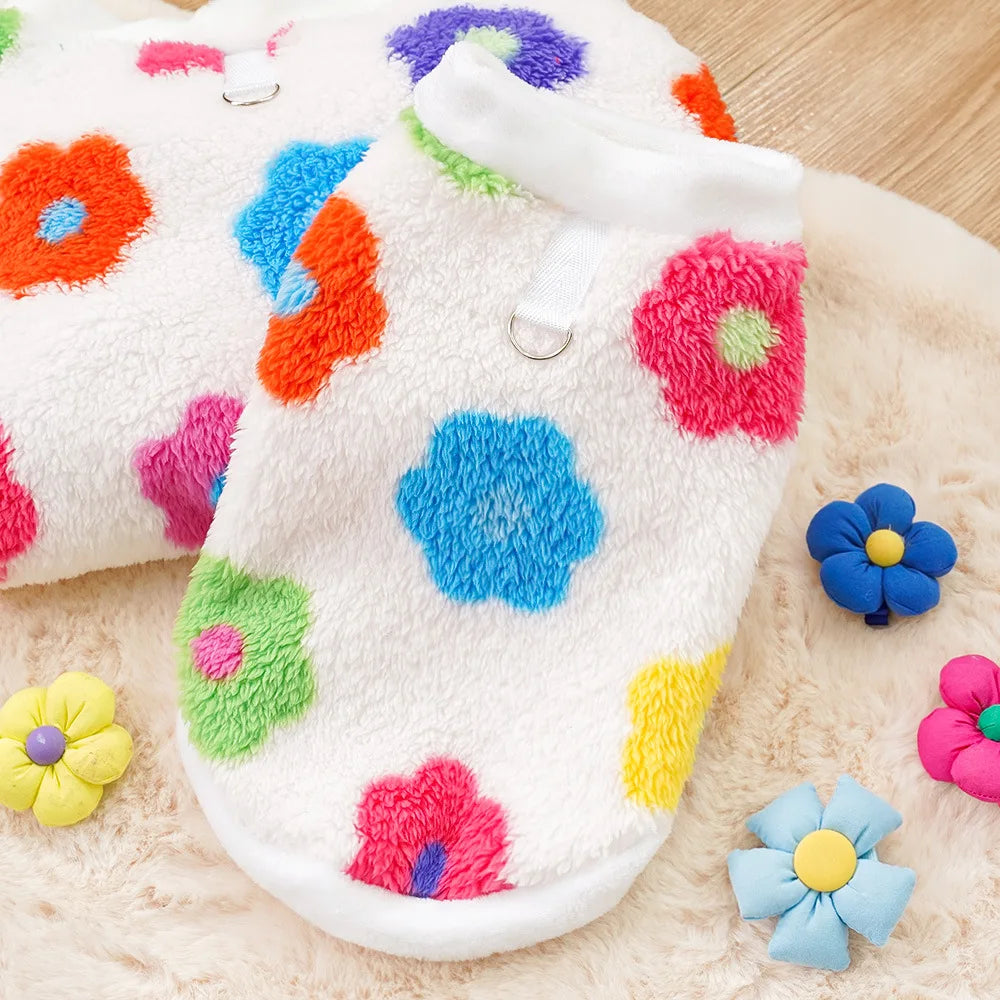 Flower Power Dog Fleece