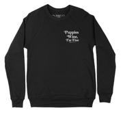 Puppies & Wine 2.0 Sweatshirt | Cozy Dog Lover Pullover