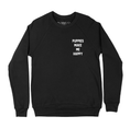 Load image into Gallery viewer, Motto Puppies Make Me Happy Uni-Sex Sweatshirt | Small Chest Print | Made in USA Best Gift
