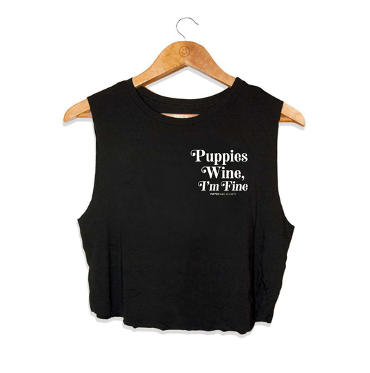 Puppies & Wine 2.0 | Crop Top
