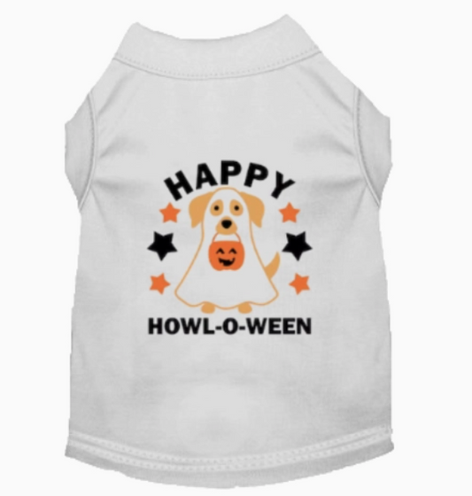 Pumpkin Pup Ghost Dog Tee - image 2