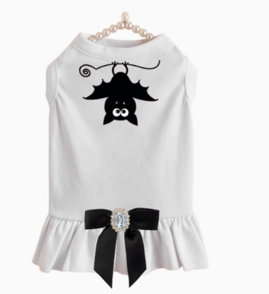 Upside-Down Bat Cameo Gala Dress - image 2