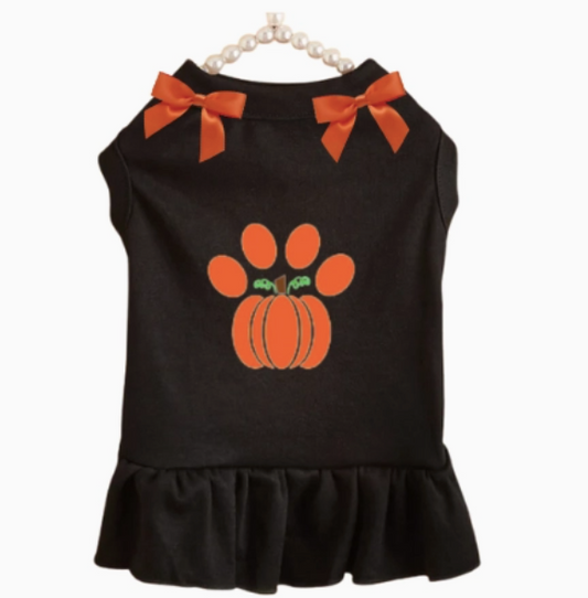 Harvest Paw Pumpkin Party Dress - image 2