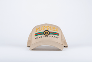 Pup Lux Custom Dog Snapback Hat | Gift for Dog Lovers | Tan Trucker
