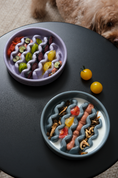 Load image into Gallery viewer, [Macaroni] Slow Feeder Dog Bowls - Yellow / Frozen Blue / Purple

