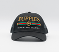Load image into Gallery viewer, Pup Lux | 5 Panel Hat Mesh Back | Black
