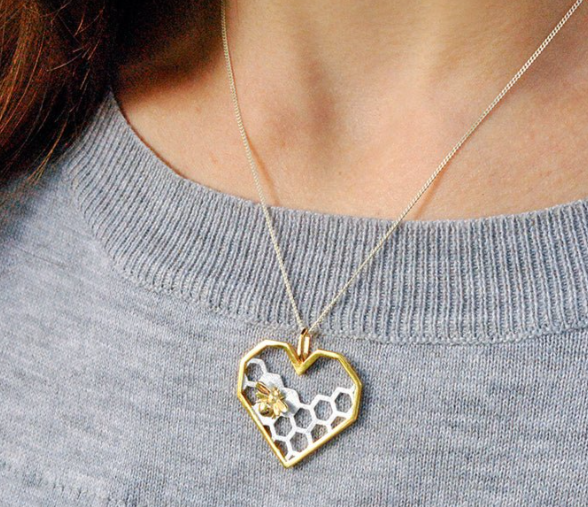 Honey Heart Pendant