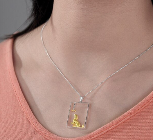 Ruff Love Pendant- Sterling Silver Pendant