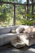Load image into Gallery viewer, Bolster Beds Premium Chester & Lee | Furry Sleeper Dog Bed Beige
