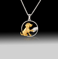 Load image into Gallery viewer, Paw of Promise- 925 Sterling Silver 18k Gold Plated
