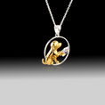Load image into Gallery viewer, Paw of Promise- 925 Sterling Silver 18k Gold Plated
